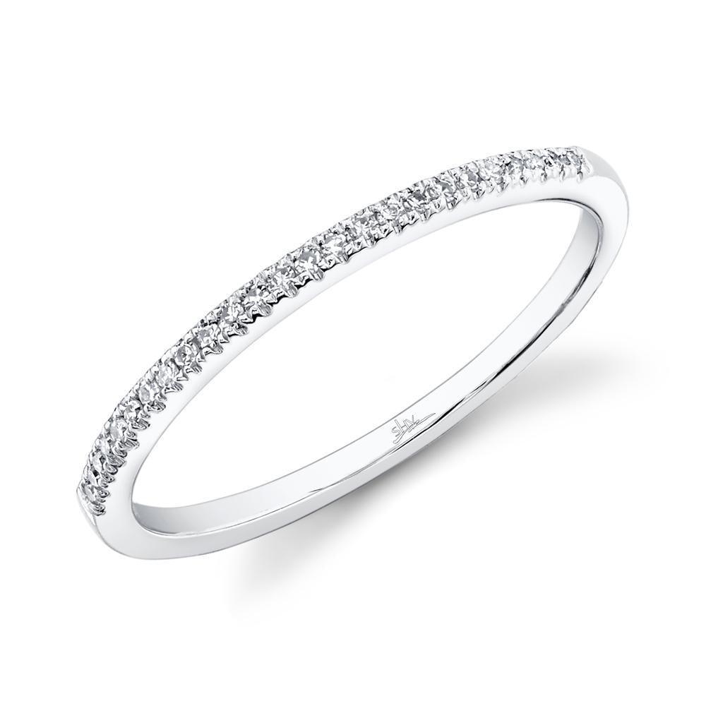0.08ctw White Gold Diamond Band Ring