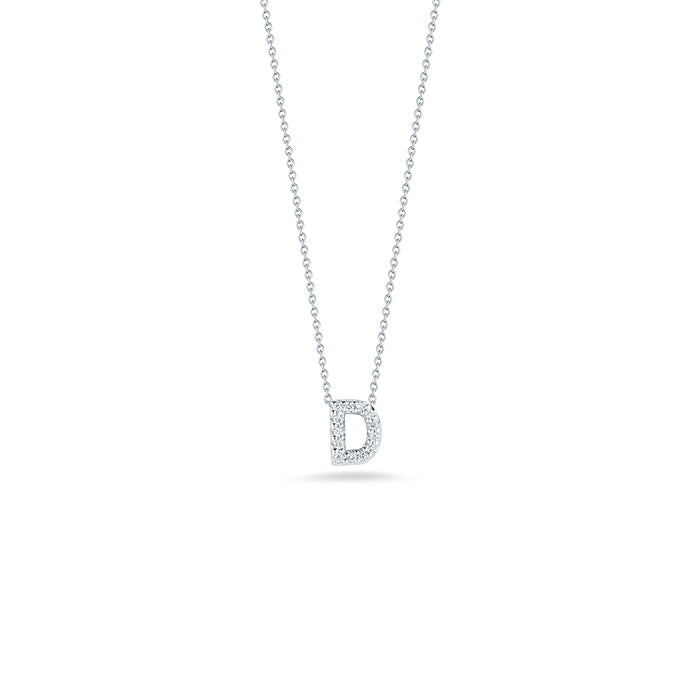 Tiny Treasures Diamond Love Letter “D” Necklace