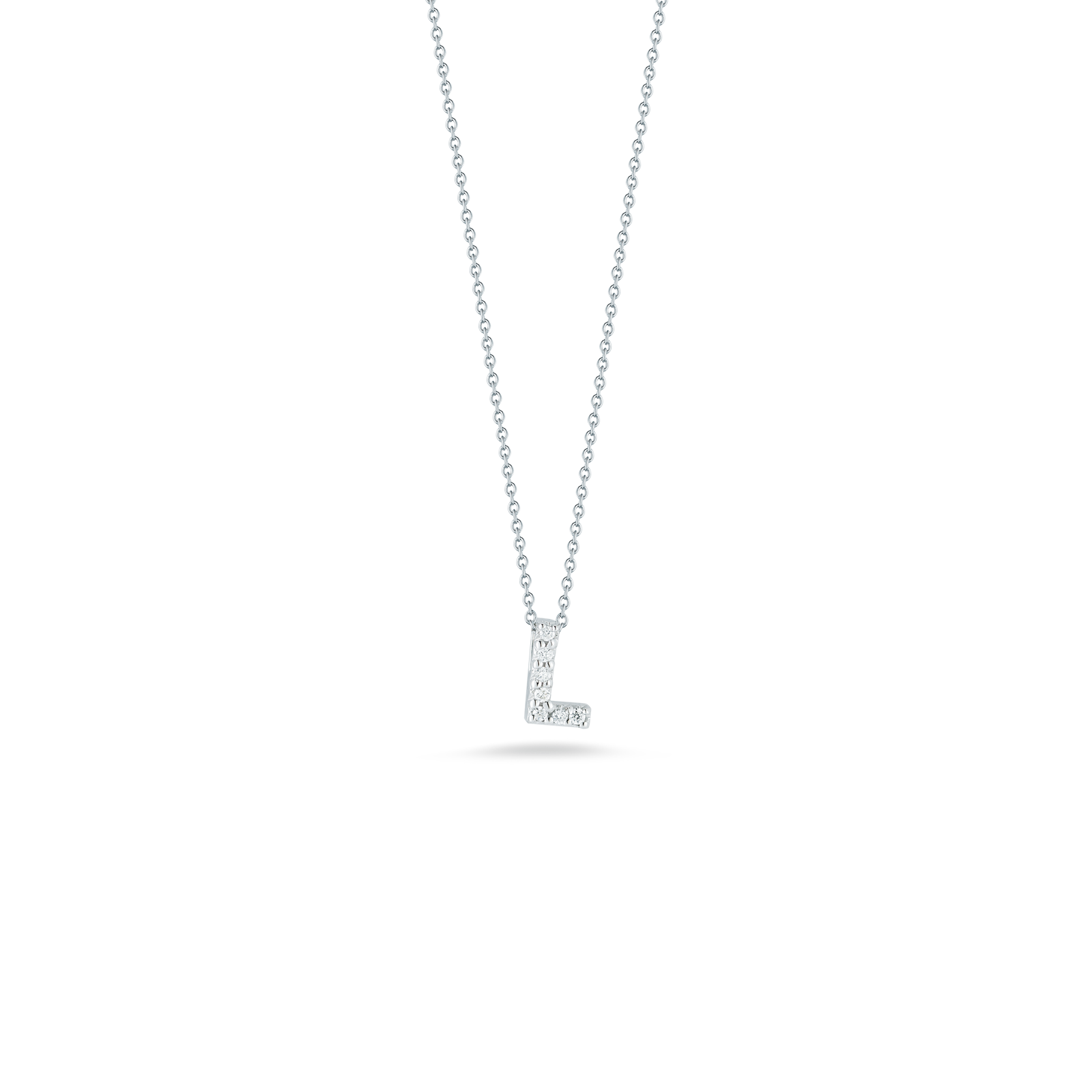LOVE LETTER "L" DIAMOND PENDANT