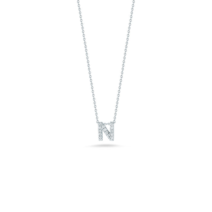 Tiny Treasures Diamond Love Letter “N” Necklace