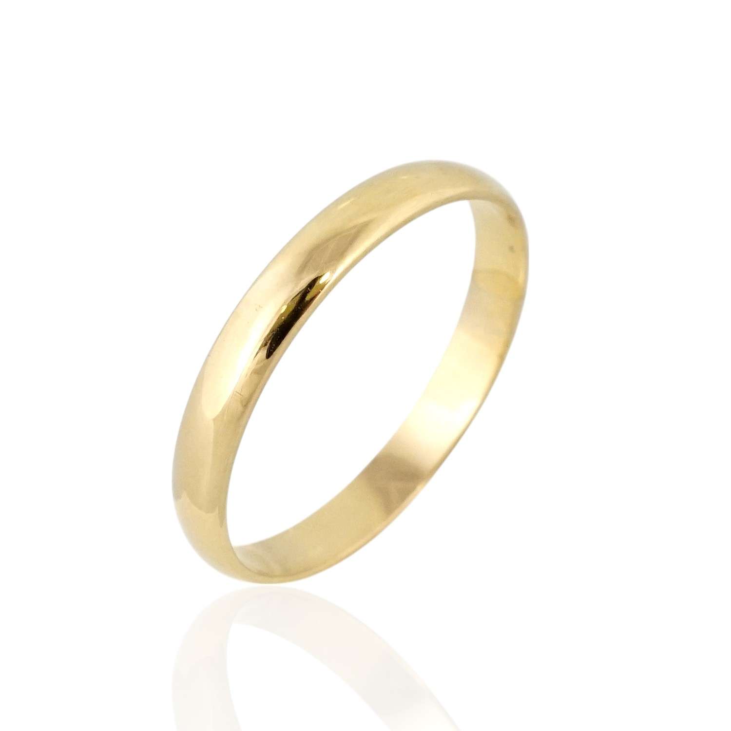 10k Yellow Gold Plain Band Ring