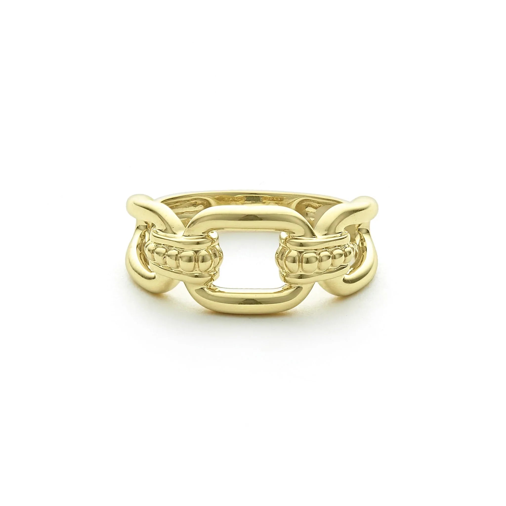 18K Gold Link Ring