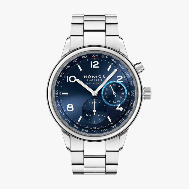 Nomos Glashütte Club Sport Neomatik Worldtimer Blue Automatic – 790