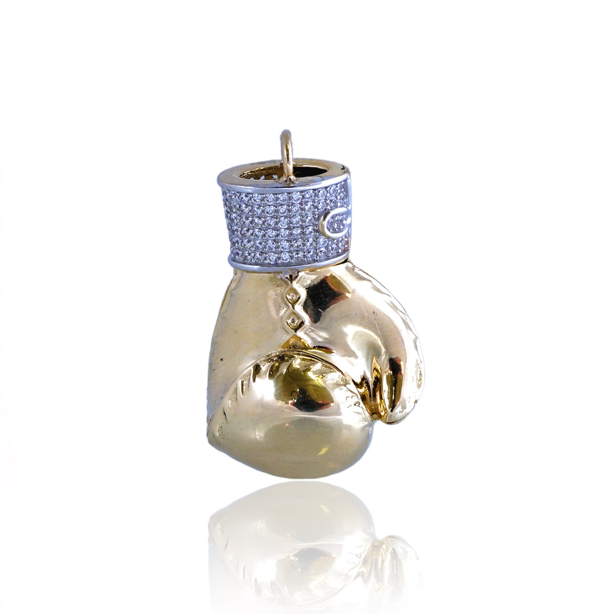 14k Gold Boxing Glove Pendant