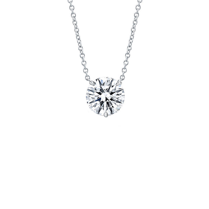 Moyer Collection 14K White Gold 1.05ct Diamond Solitaire Pendant Necklace - 119085