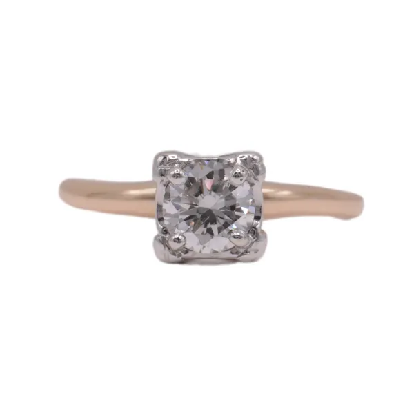 .75ct Round Diamond Engagement Ring in Two Tone Setting