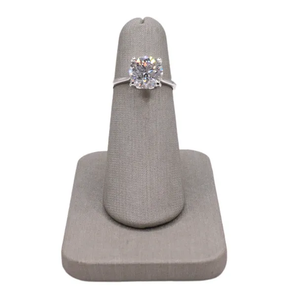 3.05ct Round Lab Grown Diamond Band- 14k White Gold