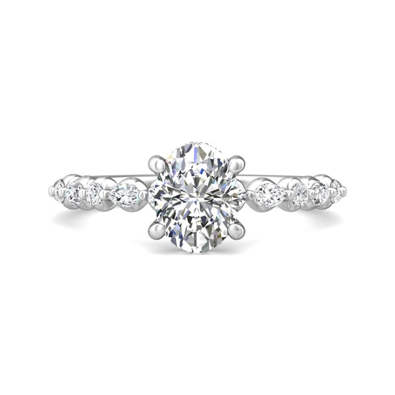 MARTIN FLYER Shared Prong Engagement Ring