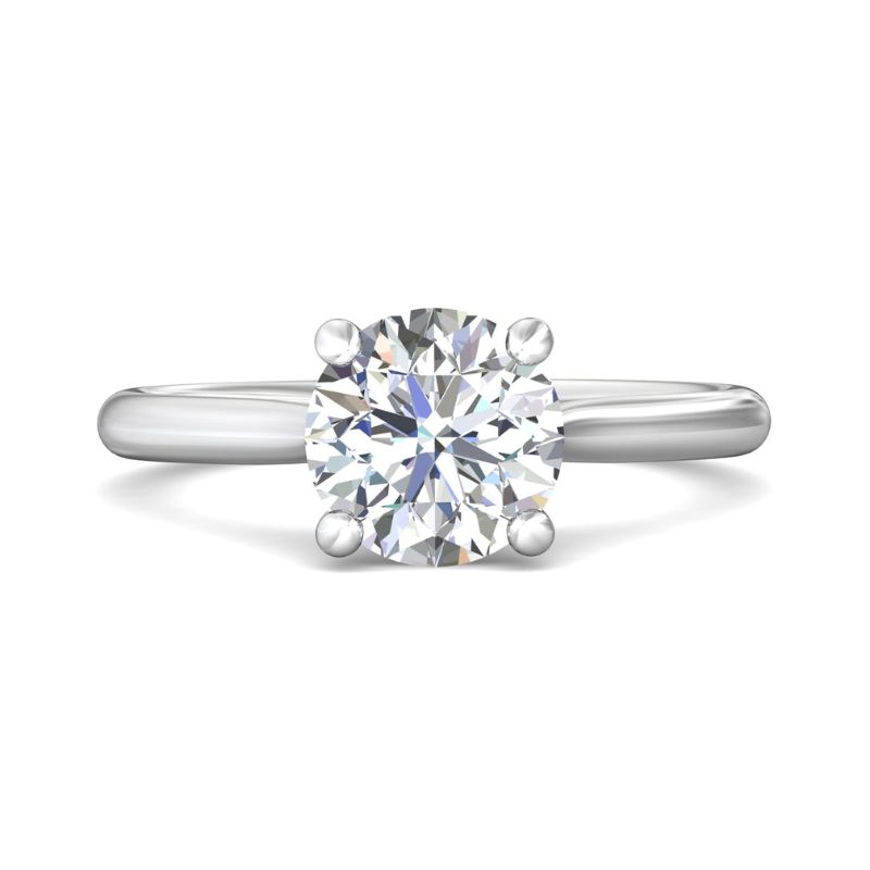 Martin Flyer 14K White Gold Solitaire Engagement Ring