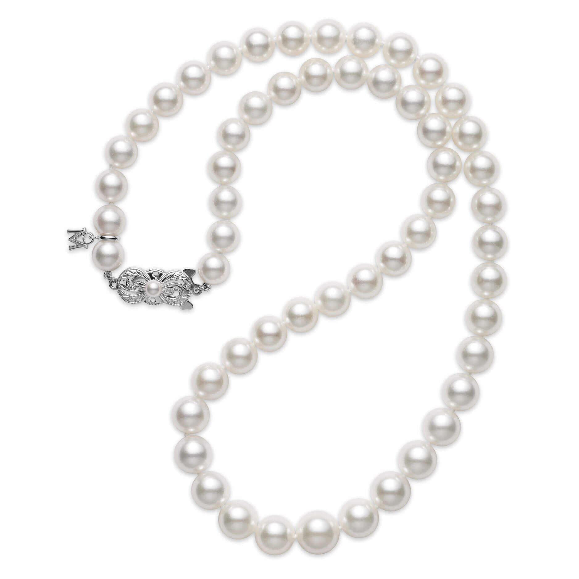 Mikimoto Graduated Akoya Cultured Pearl Strand Necklace 18K, 18"