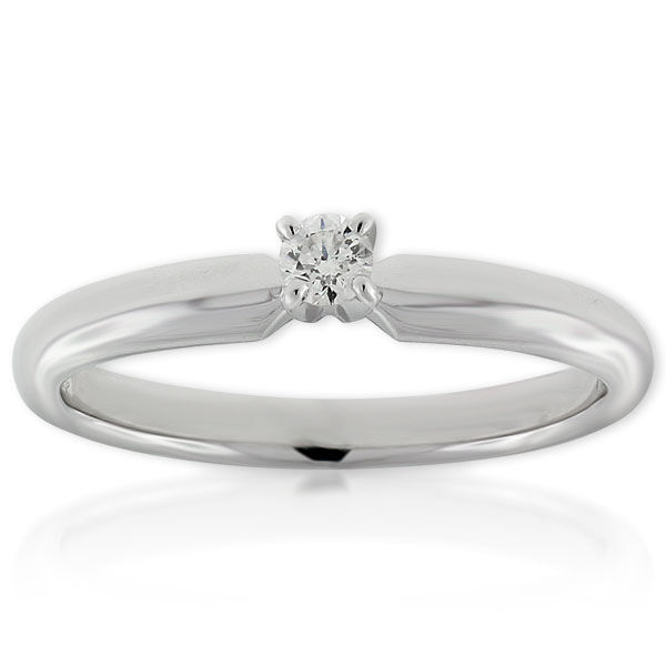 Ikuma Canadian Diamond Ring 14K, 1/10 ct.