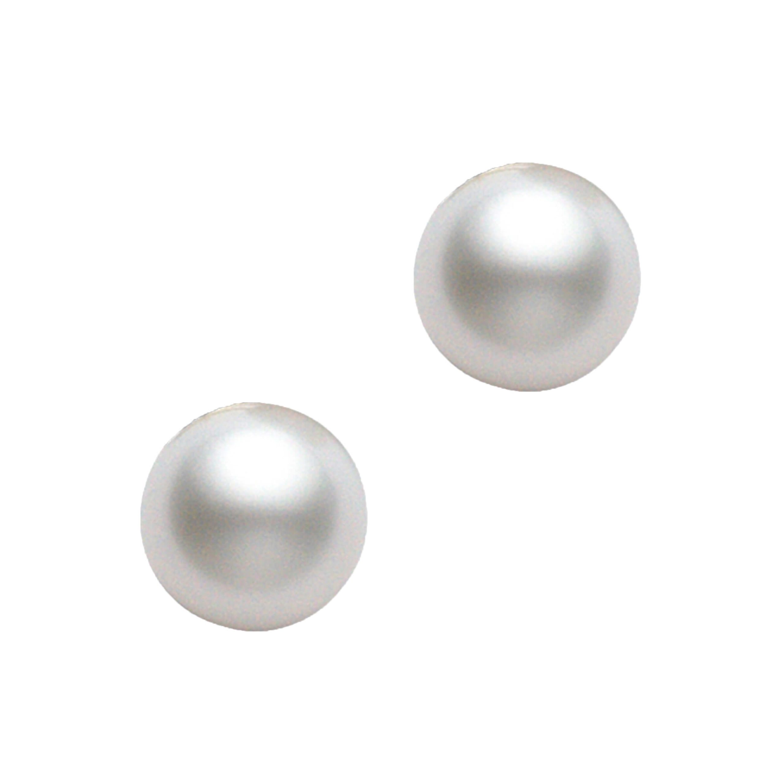 Mikimoto Akoya Cultured Pearl Earrings 7mm, AAA, 18K