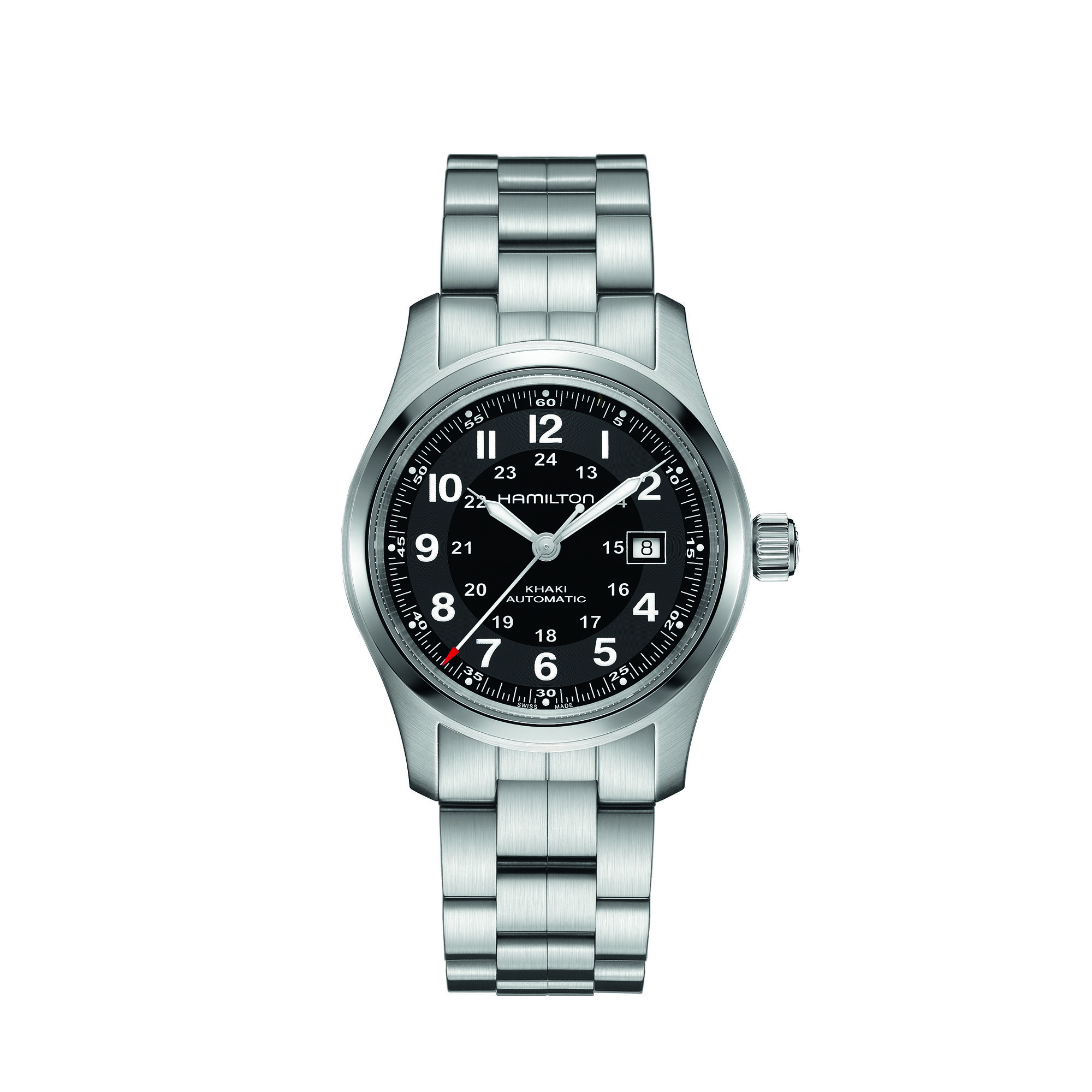 Hamilton Khaki Field Auto Black Dial Watch, 42mm