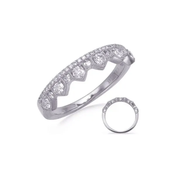 S. Kashi .47ctw Diamond Band- 14k White Gold