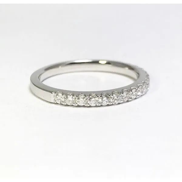 Lumina Gem Signature Collection White Gold Diamond Wedding Band
