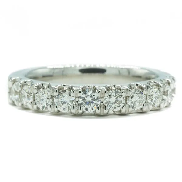 1ctw Diamond and 14k White Gold Band
