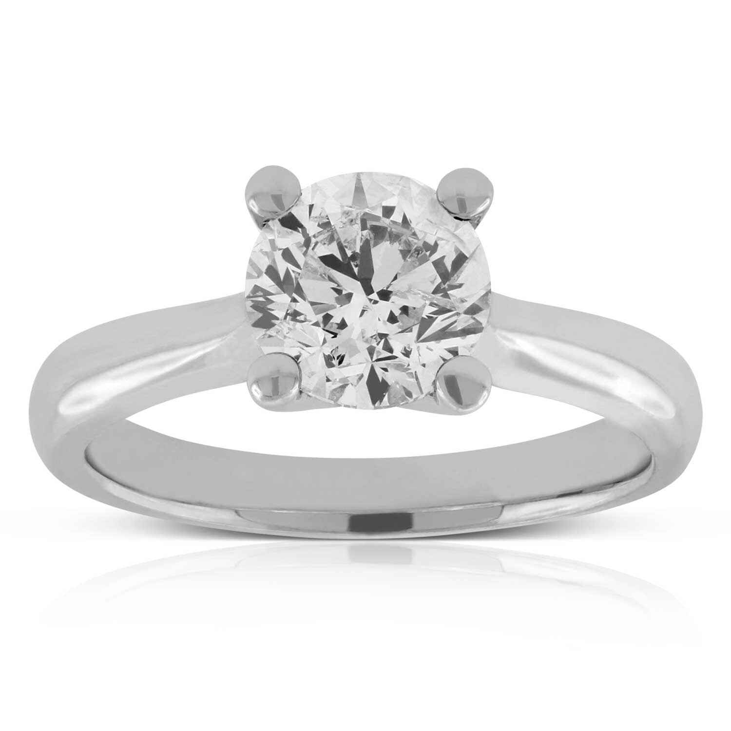 Diamond Solitaire Ring 14K, 1 & 1/2 ct.
