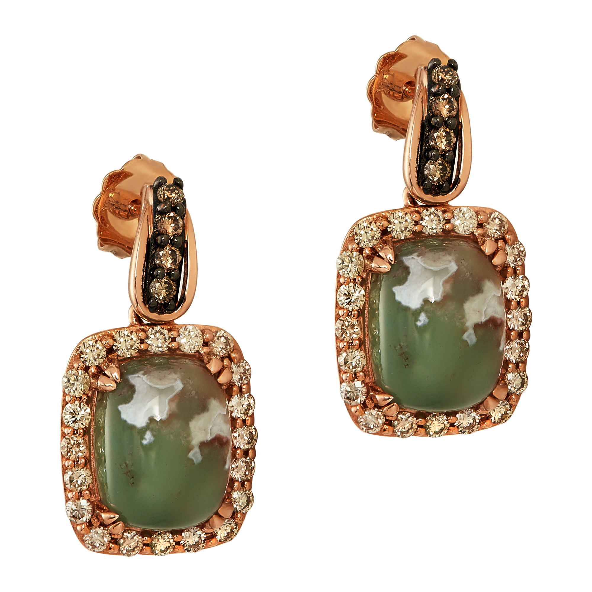 Le Vian 14k Strawberry Gold Aquaprase Earrings