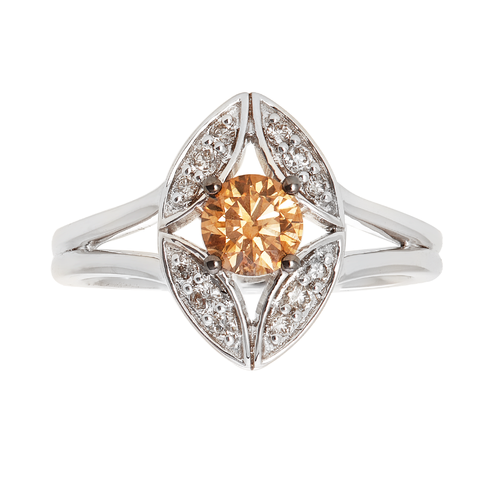 Le Vian 14k Chocolate & Vanilla Diamond Ring