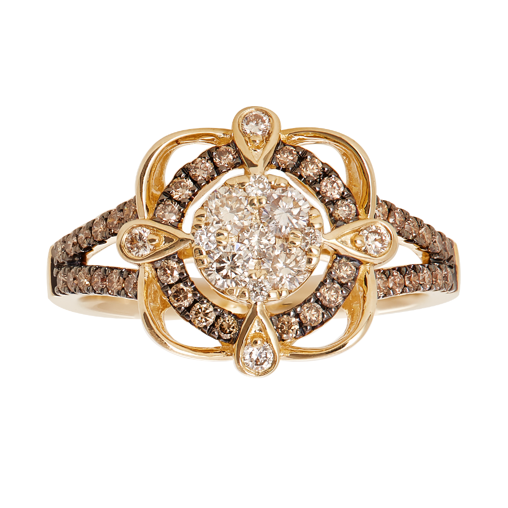 Le Vian 14k Honey Gold Diamond Ring