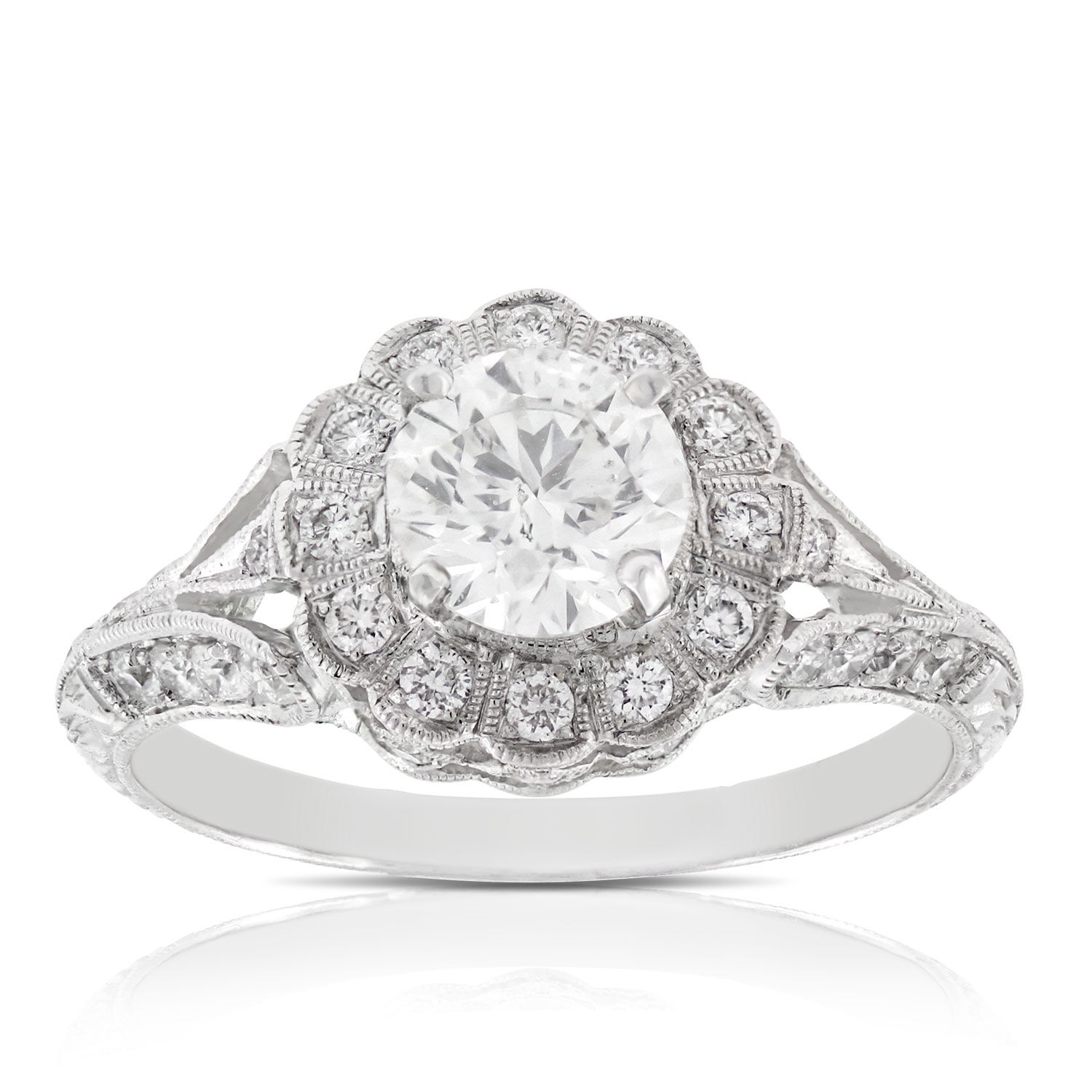 Diamond Engagement Ring 14K