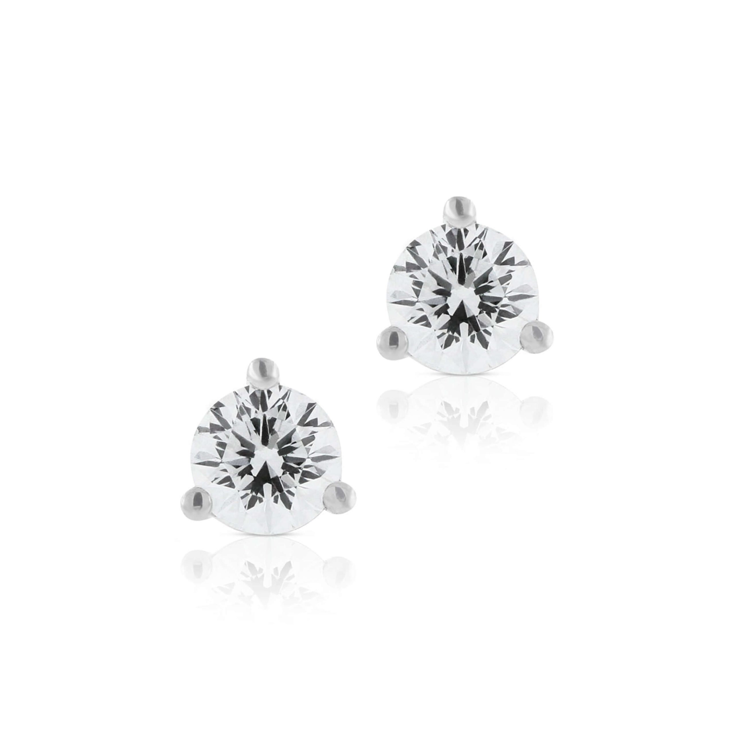 Ben Bridge Signature Diamond Stud Earrings 18K, 1/2 ctw.