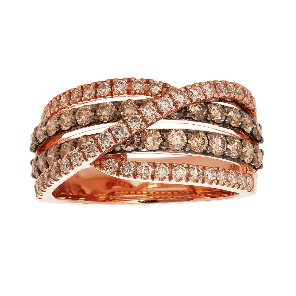 Le Vian 14k Strawberry Gold Bypass Ring