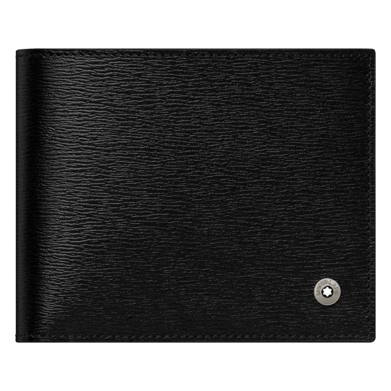 Montblanc Westside Black Leather 6 Card Holder Wallet MB114688