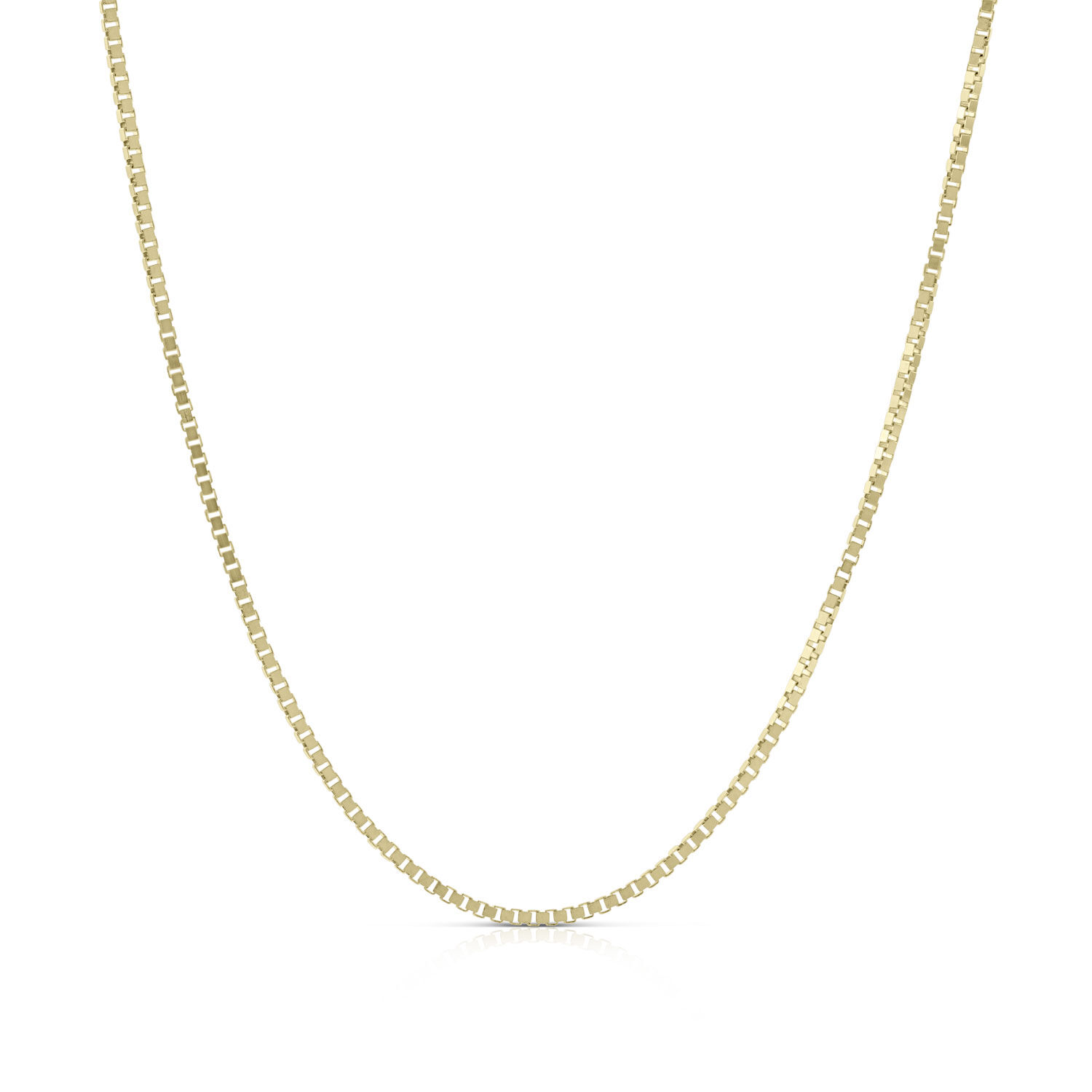 Box Chain 14K Yellow Gold, 18"