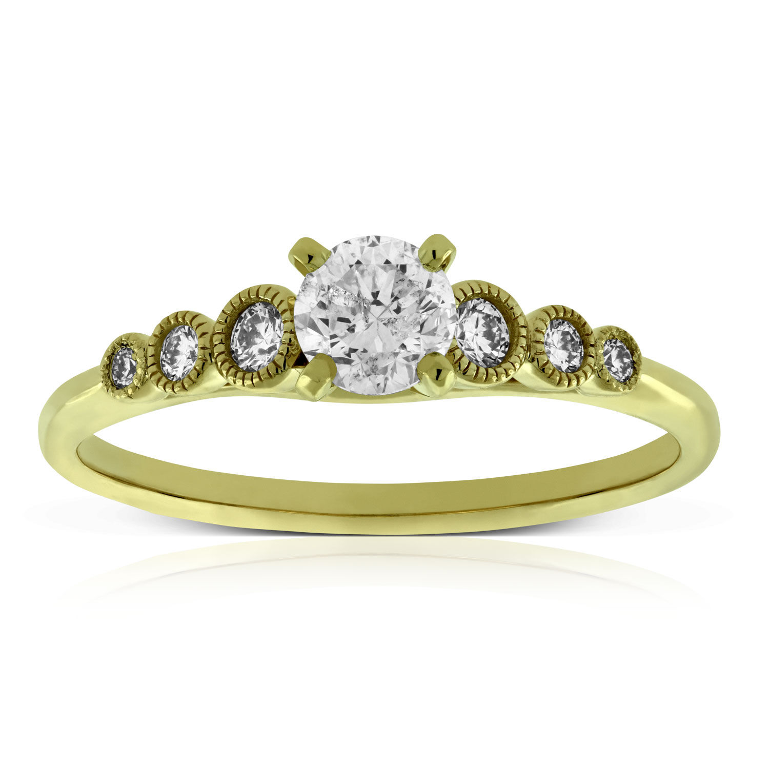 Ikuma Canadian Diamond Engagement Ring 14K