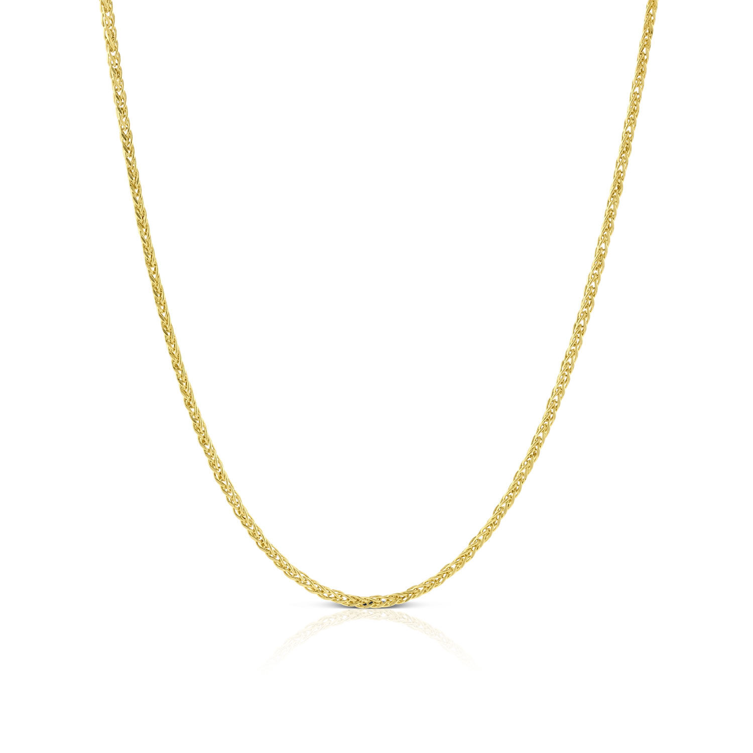 Square Wheat Chain 14K, 20"