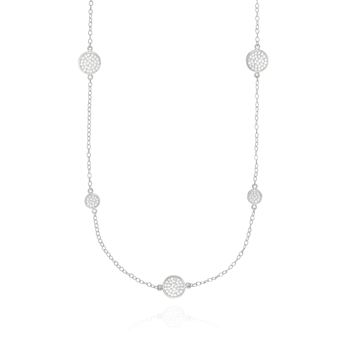 Anna Beck Classic Long Multi-Disc Station Necklace
