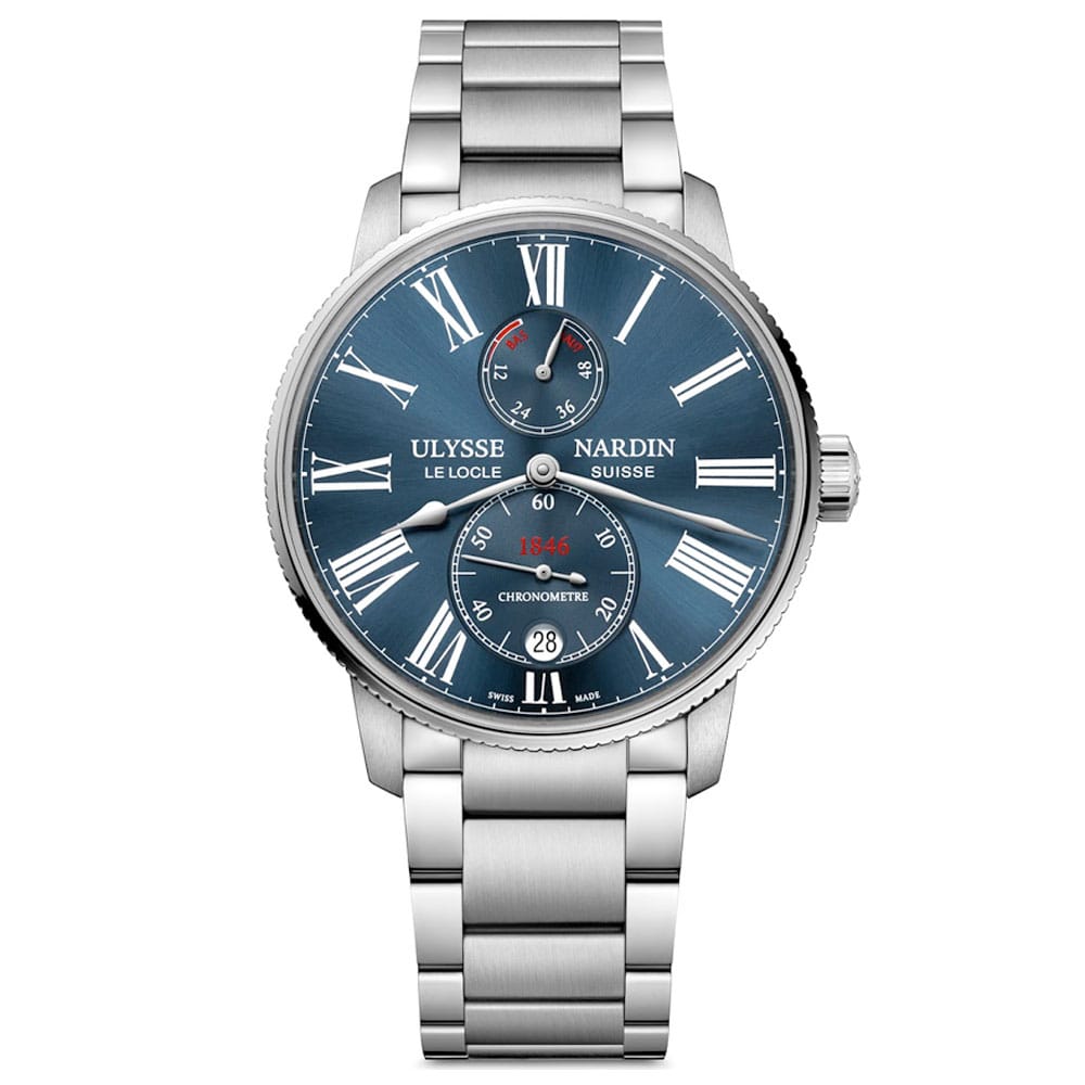 Ulysse Nardin 1183-310-7m/43 Marine Chronometer Torpilleur 42mm Men’s Watc