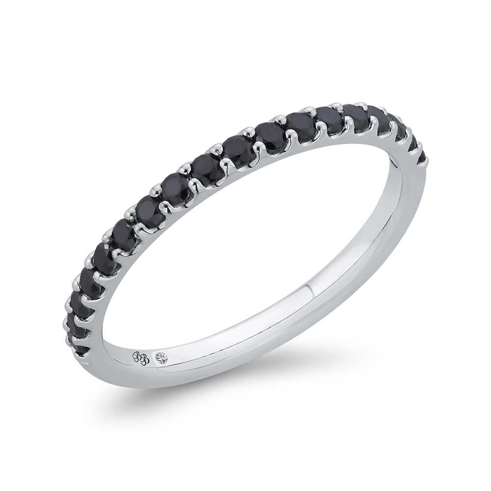 Bella Ponte Black Diamond Band 14K