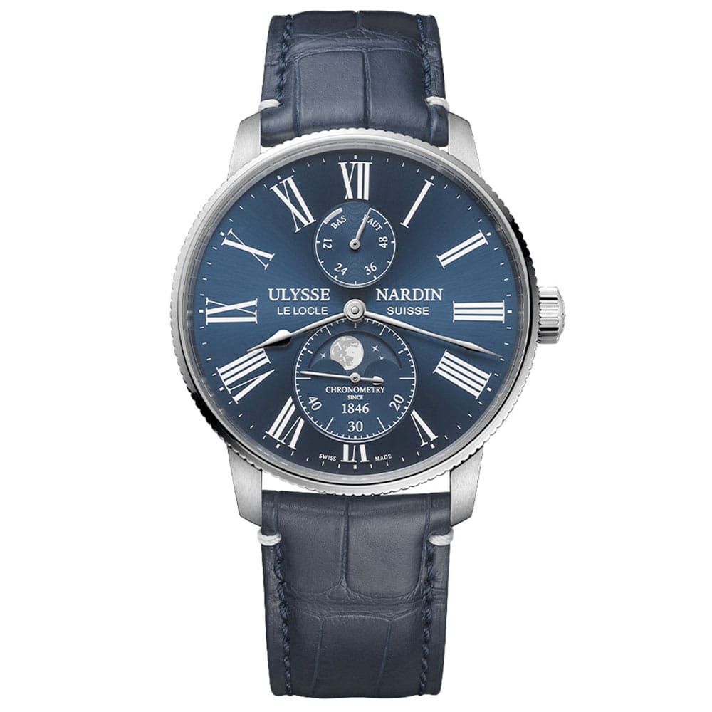 Ulysse Nardin 1193-310le-3a-175/1a Marine Torpilleur Moonphase 42mm Men’s Watch