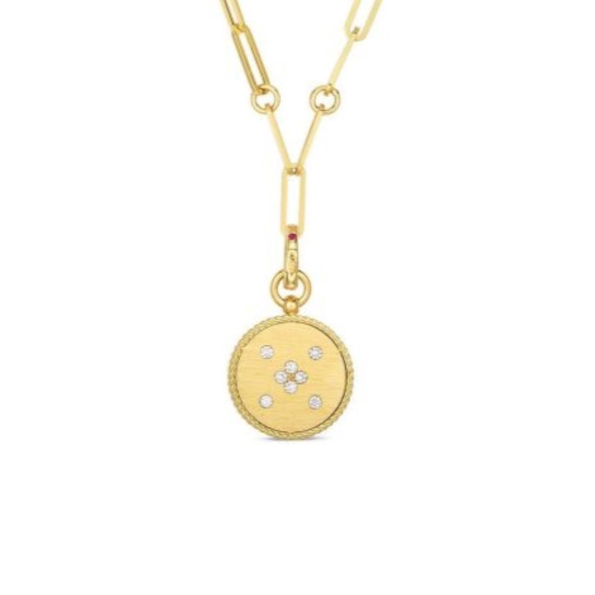 Roberto Coin Venetian Princess Diamond Scorpio Necklace 18K Yellow Gold, 19"