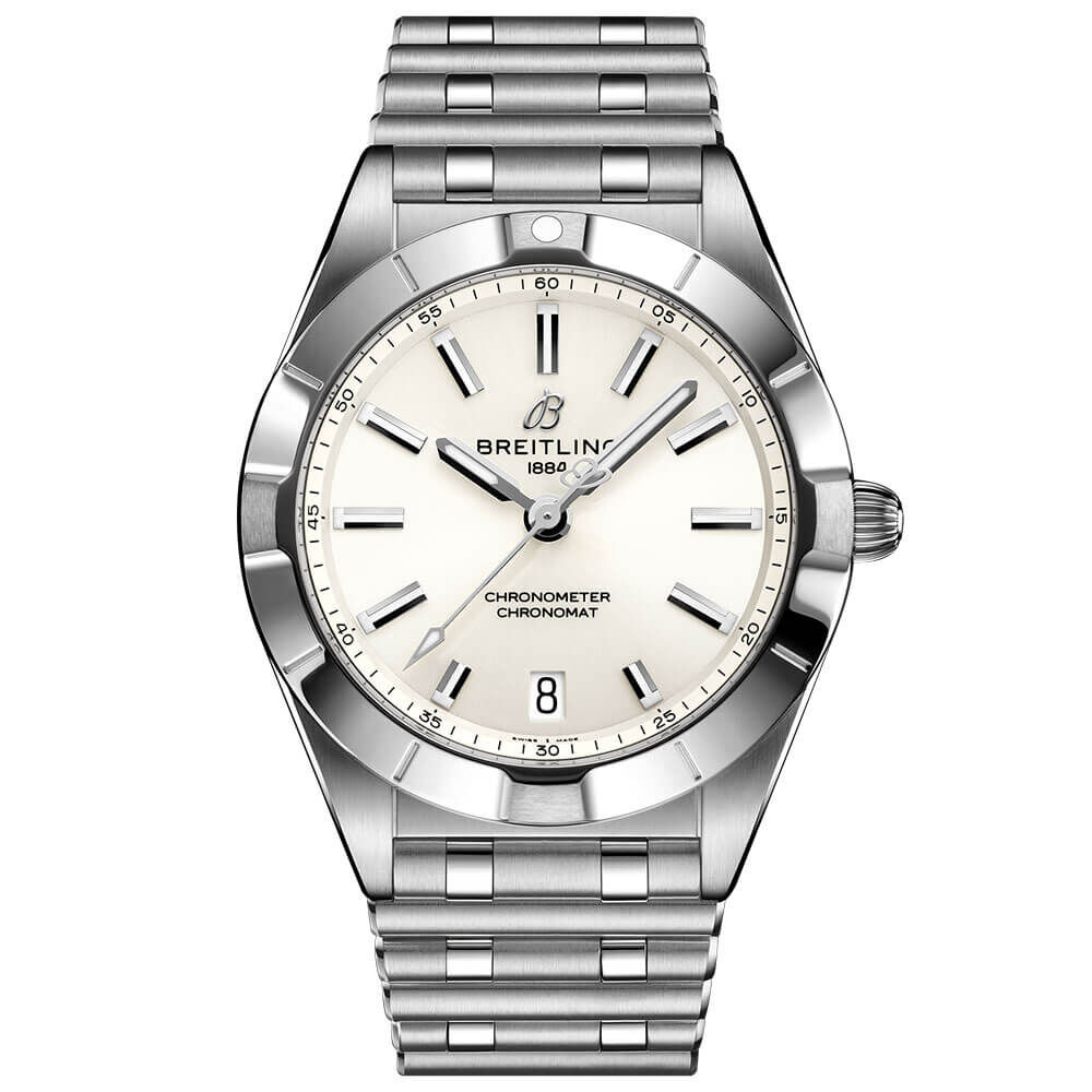 Breitling Chronomat 32 White Steel Watch, 32mm