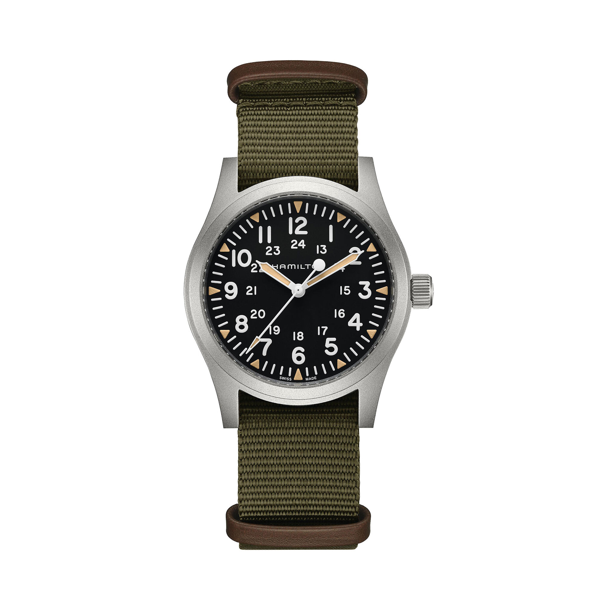Hamilton Khaki Field Mechanical Black Dial watch, 42mm