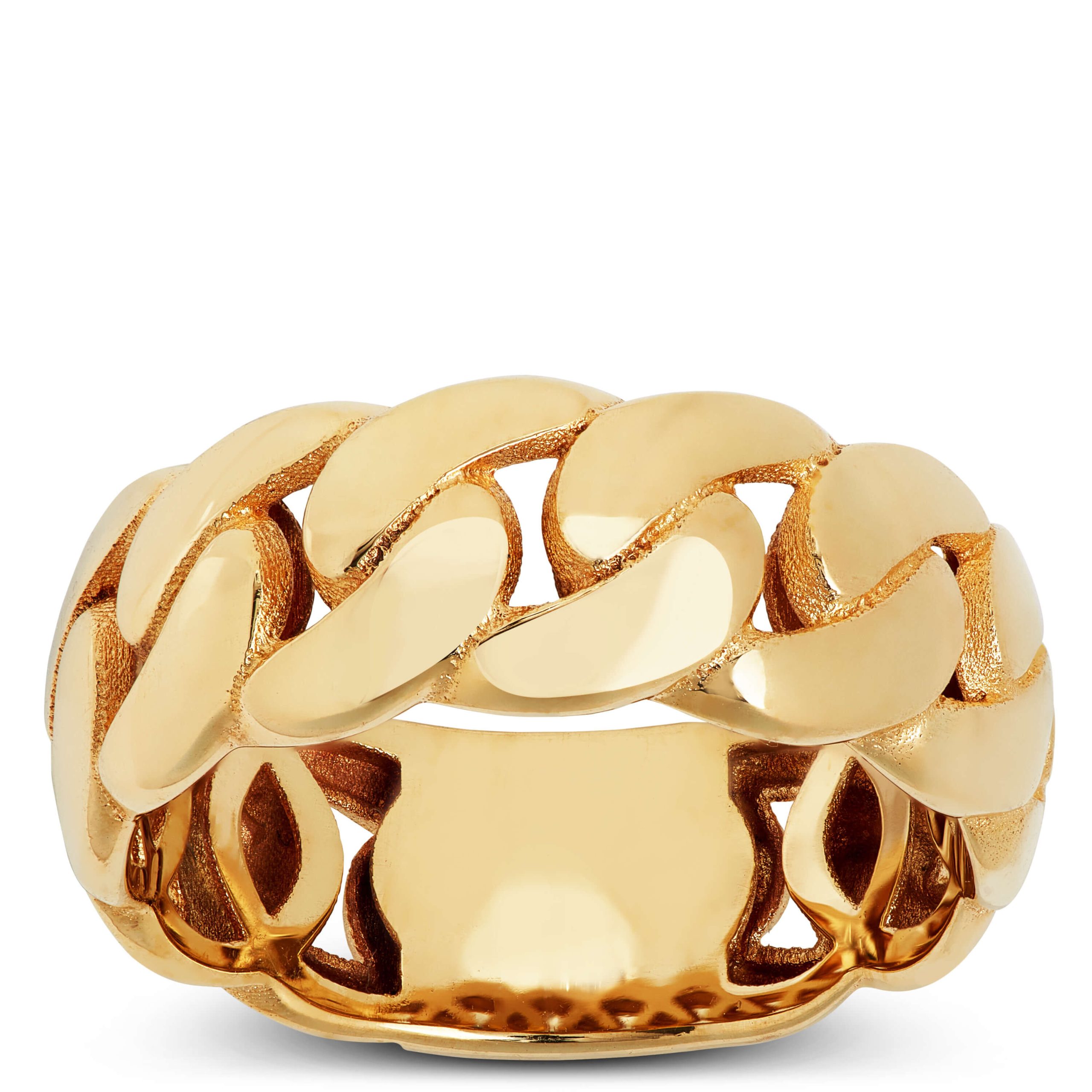 Toscano Cuban Link Ring, 14K Yellow Gold