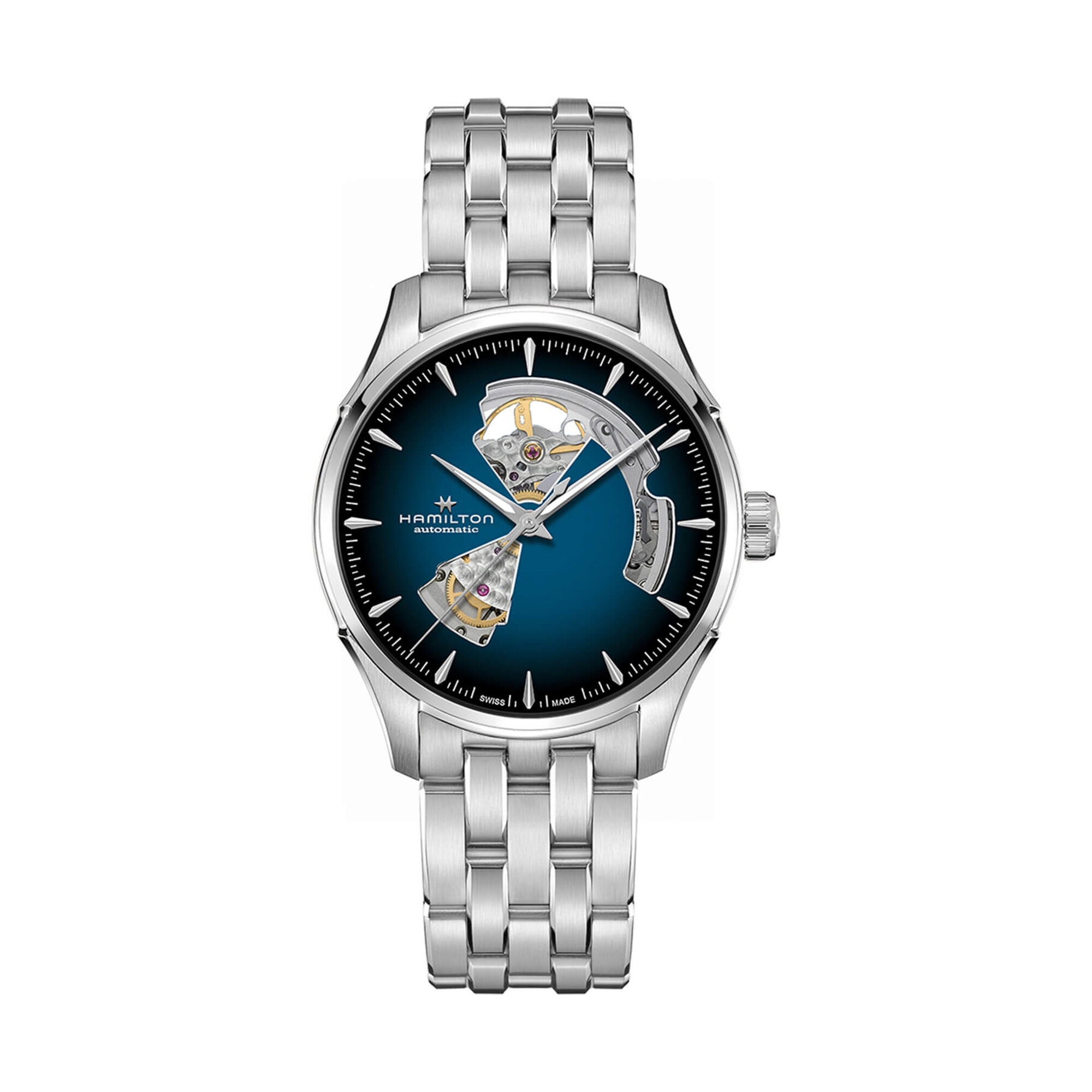 Hamilton Jazzmaster Open Heart Auto Blue Dial Watch, 40mm