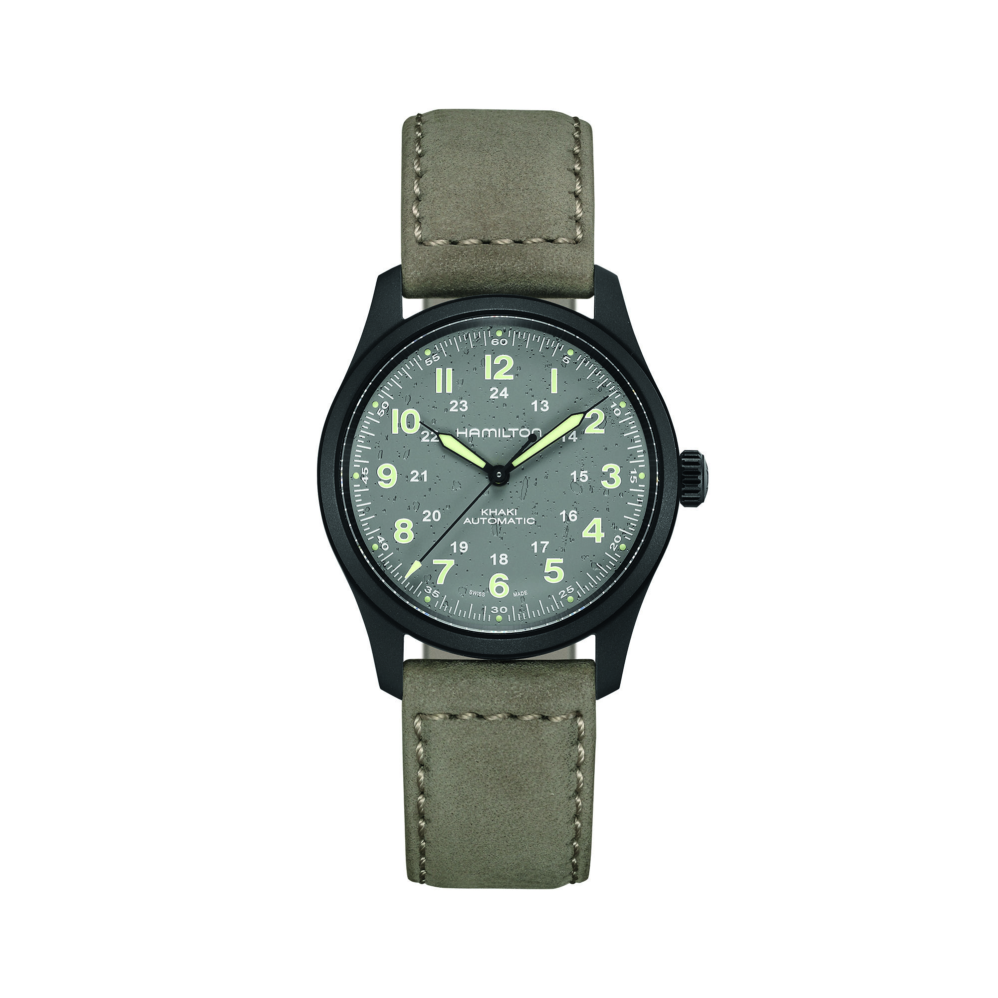 Hamilton Khaki Field Titanium Auto Grey Dial Watch, 38mm