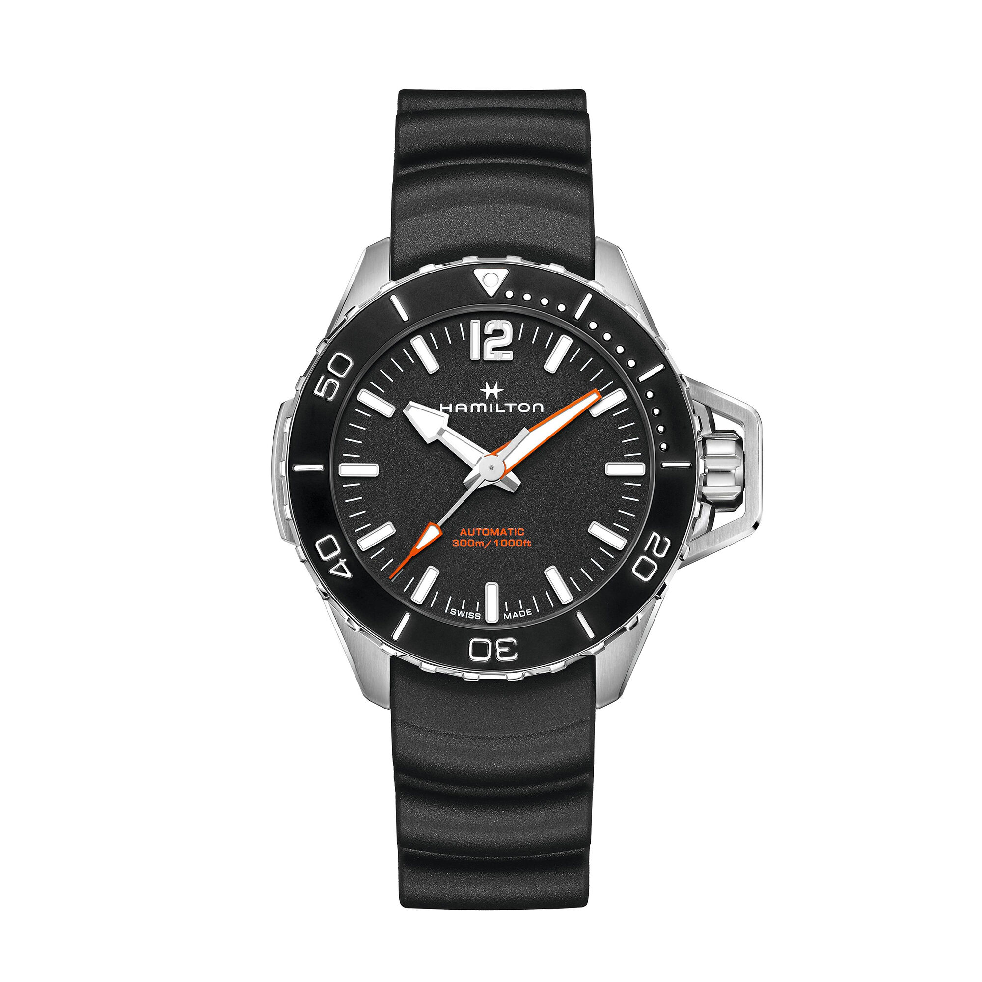 Hamilton Khaki Navy Frogman Auto Black Dial Watch, 36mm