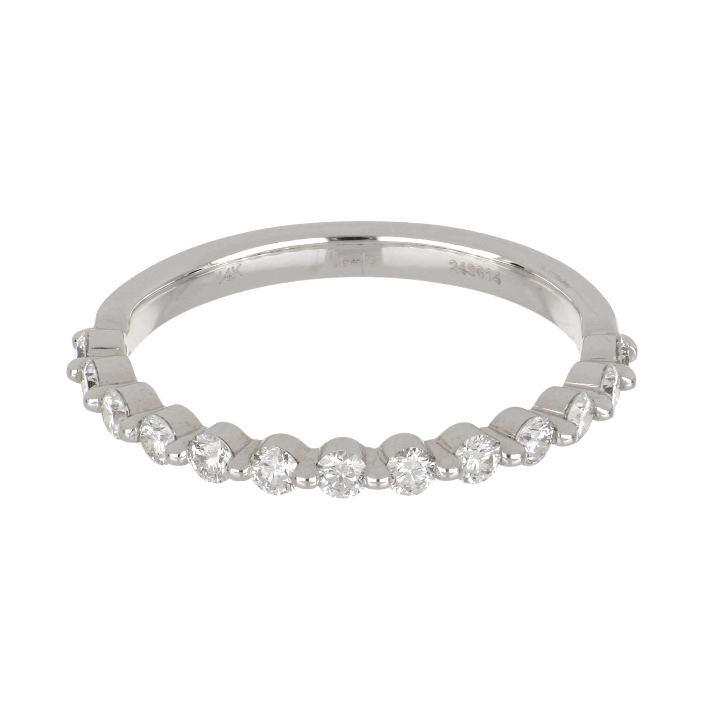 Tenenbaum 14K White Gold Diamond Band