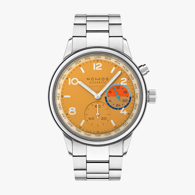 Nomos Glashütte Club Sport Neomatik Worldtimer Dune Automatic – 790.S6