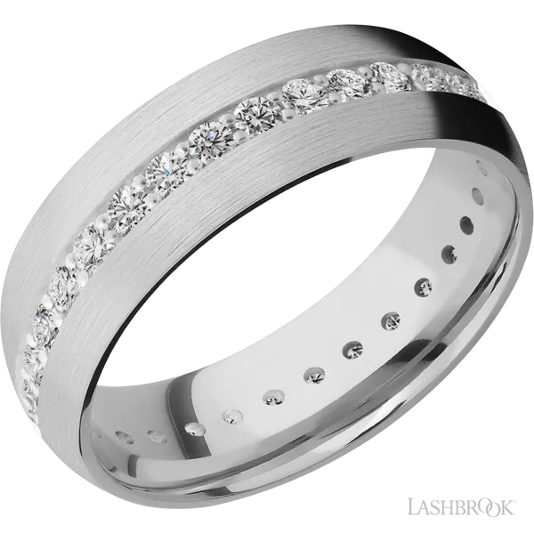 14K White Gold with Satin Finish