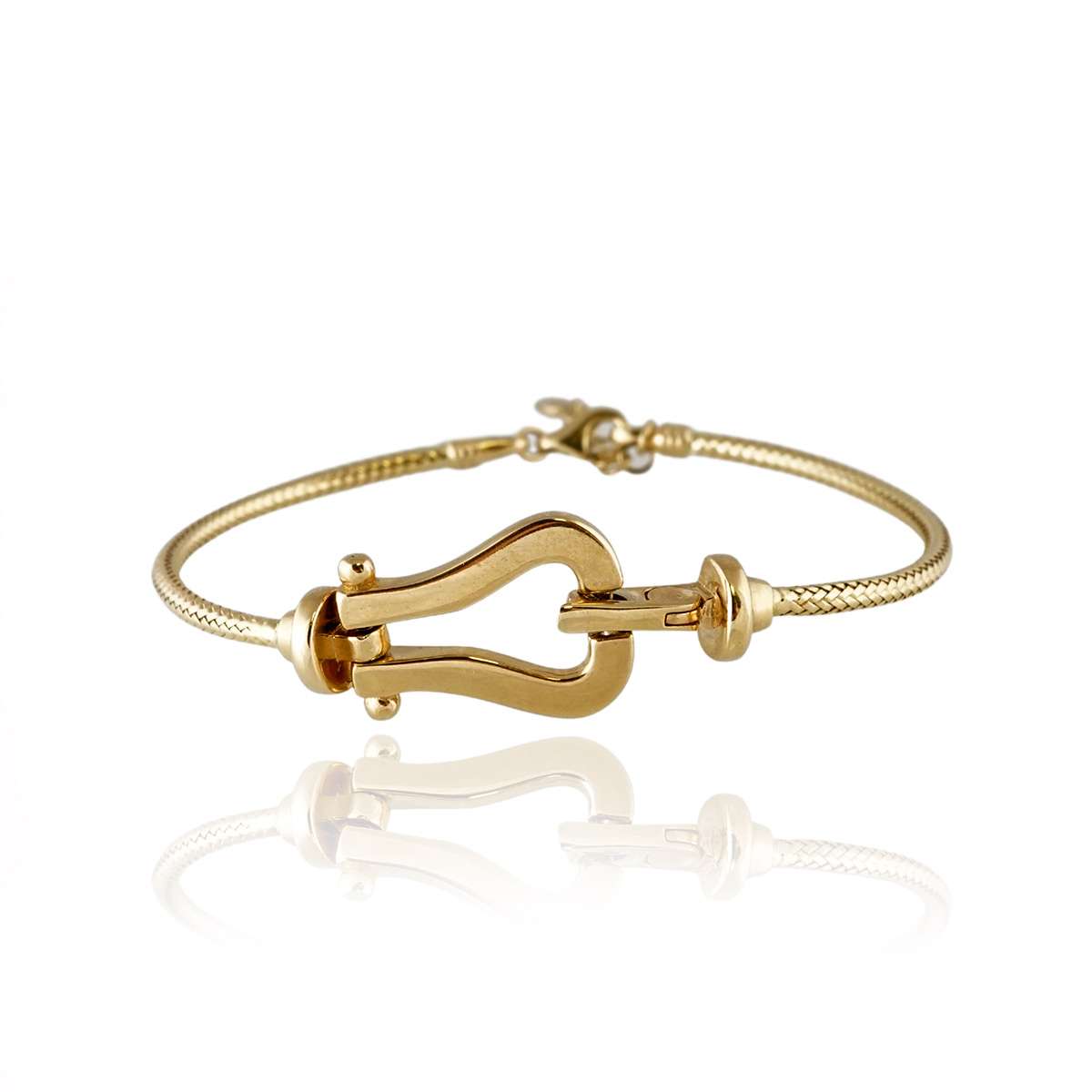 14k Gold Fancy Bangle