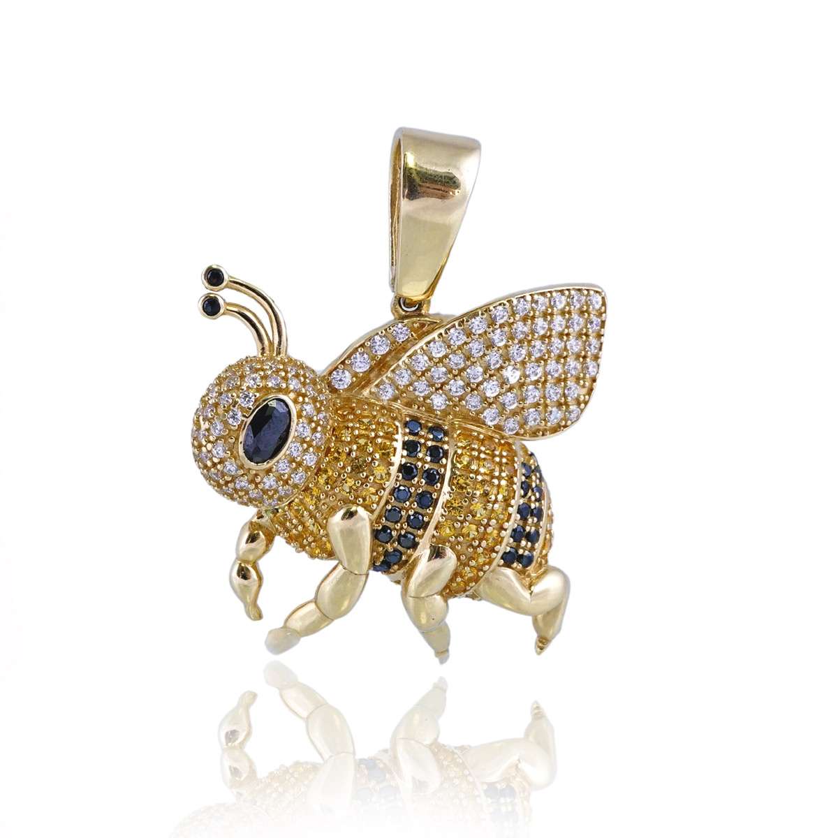 Women’s 14k Gold Bee Pendant