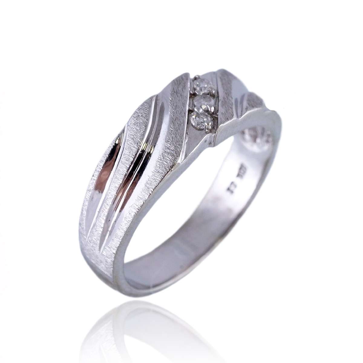 Women’s 10k White Gold CZ Ring