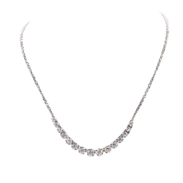 2.06ctw Lab Grown Diamond Necklace- 14k White Gold