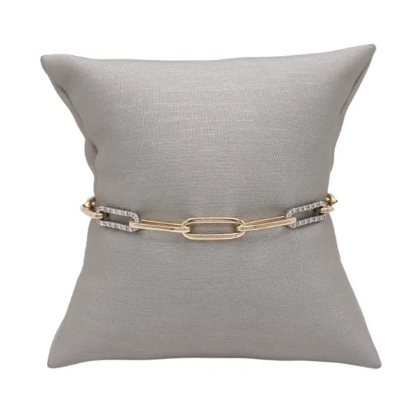 S. Kashi and Sons .75ctw Diamond Paperclip Bracelet